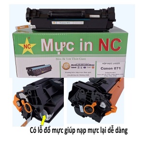 Hộp mực loại tốt NC Canon 071, LBP 120, 121dn, 122dw, MF270, 271dn, 272dw, 274dn, 275dw